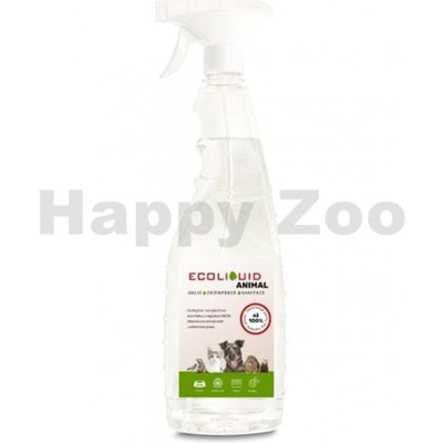 ECOLIQUID Animal Dezinfekce a čištění potřeb pro domácí mazlíčky 1 l