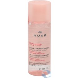 Nuxe Very Rose 3-In-1 Soothing zklidňující čisticí a odličovací micelární voda 100 ml