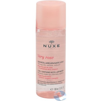 Nuxe Very Rose 3-In-1 Soothing zklidňující čisticí a odličovací micelární voda 100 ml – Zbozi.Blesk.cz