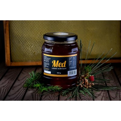 ČÍHALA Med lesní květový 900 g – Zboží Dáma
