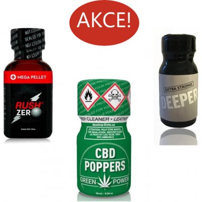 Rush Poppers CBD Zero anal mix pack 3 x 24 ml – Zboží Dáma