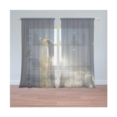 Sablio Záclony Orel: 2ks 150x250cm – Hledejceny.cz