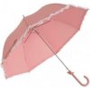 Deštník 1081 romantický deštník s puntíky modrý