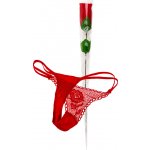 Out Of The Blue Rose With Red G-String – Zboží Dáma