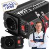 Měnič napětí do auta ProfiGaráž IPS 500/1000 12/230V 500W 1000VA