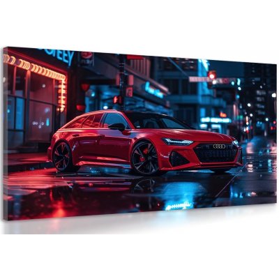 Obraz červené Audi - RS6 Legacy Edition - 150x100 – Sleviste.cz