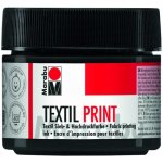 Tiskařská barva Marabu Textil Print 100 ml černá – Zbozi.Blesk.cz