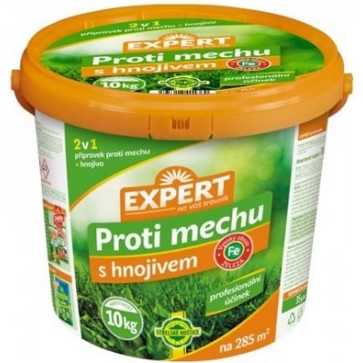 NohelGarden Přípravek EXPERT na trávník proti mechu s hnojivem 10 kg – Zboží Mobilmania