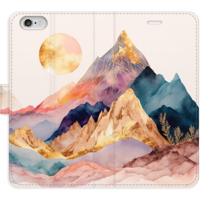 Pouzdro iSaprio Flip s kapsičkami na karty - Beautiful Mountains Apple iPhone 6 / 6S – Zboží Mobilmania