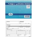 MSK 40 Výdajový pokladní doklad MSK - A6 / nečíslovaný 100 listů – Sleviste.cz