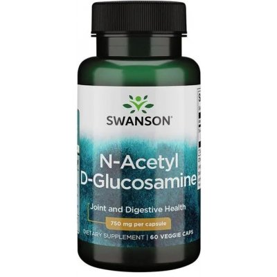 Swanson N-Acetyl D-Glucosamine 750 mg 60 kapslí