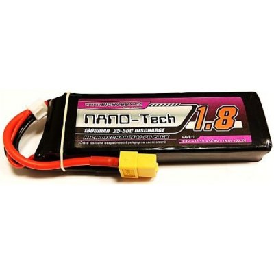 Bighobby Li-pol baterie 1800mAh 3S 25C 50C -NANO Tech