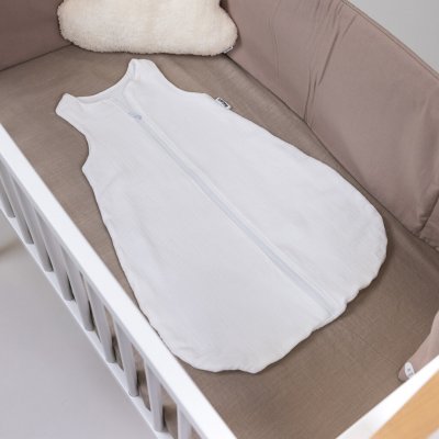 Tulimese Letní mušelínový spací pytel smetanový – Zboží Mobilmania