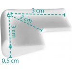 Zopa gumová ochrana rohů 8ks off white – Sleviste.cz