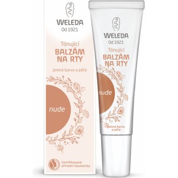 WELEDA Tónující balzám na rty nude 10 ml