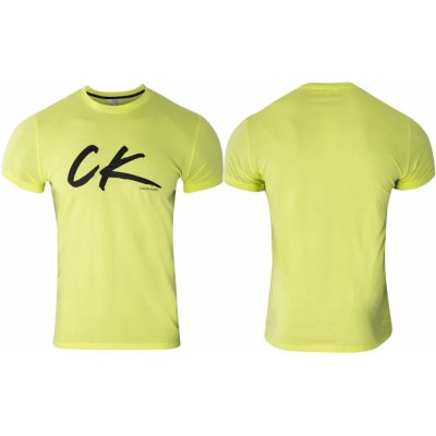 Calvin Klein pánské tričko KM0KM00467-ZAA zelená