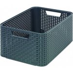 CURVER úložný box RATTAN Style2 M 38,6 x 17,2 x 28,7 cm antracit 03615-308