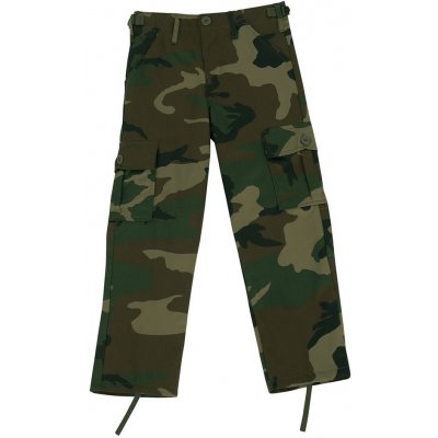 Rothco kalhoty dětské Bdu Woodland – Zboží Dáma