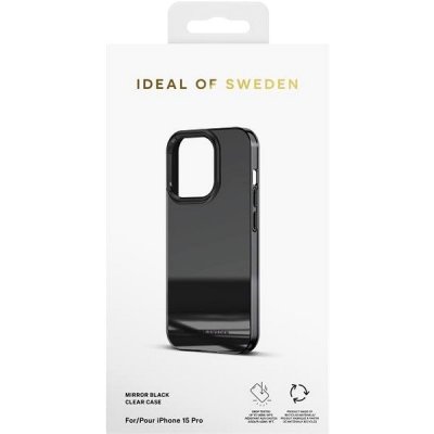 iDeal Of Sweden Ochranný Clear Case iPhone 15 Pro Mirror černé