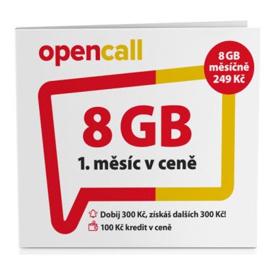 O2 Předplacená karta OpenCall, SMALLPO2.100OC10 – Hledejceny.cz