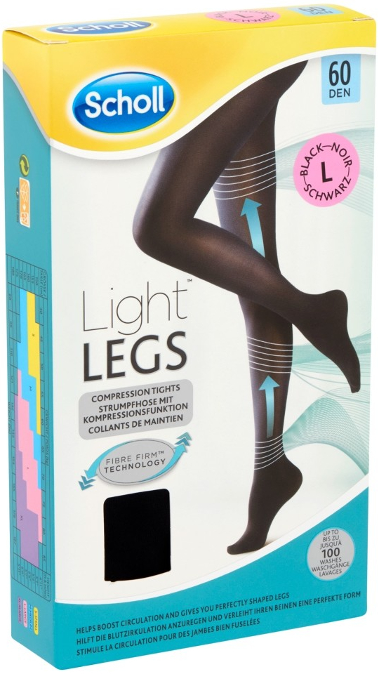 Scholl kompresivní Light Legs 60 DEN kompresní punčochové kalhoty černé od  338 Kč - Heureka.cz