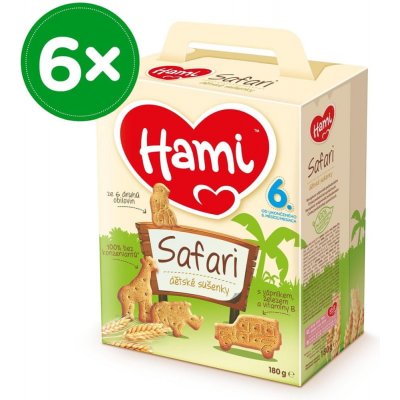 Hami Safari 6 x 180 g – Sleviste.cz