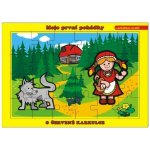 Teddies deskové O Červené Karkulce 26 x 17 cm Moje první pohádky 24 dílků – Hledejceny.cz
