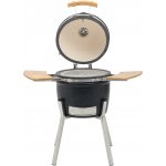 OMAXI Zahradní keramický gril / udírna Kamado 33 cm 877530 – Zboží Mobilmania