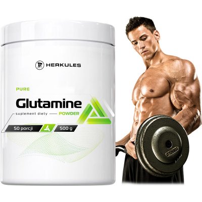 HERKULES Pure Glutamine Powder 500 g – Hledejceny.cz