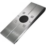 Spona na peníze Ocelová s černým kruhem uprostřed – Zboží Dáma