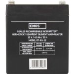 EMOS 12 V 4,5 Ah 1201000700 – Hledejceny.cz