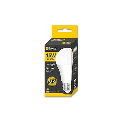 Ecolite LED žárovka E27, 15 W, 1650 lm denní bílá – Hledejceny.cz