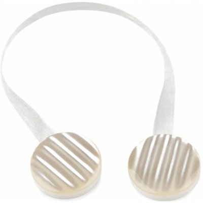 Magnetická spona na závěsy - krémová světlá – Zboží Dáma