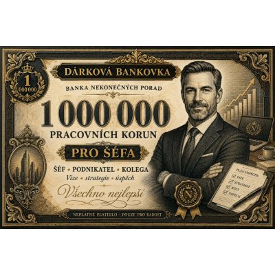 Bezvadary.cz | Dárková bankovka pro šéfa k narozeninámA5 21x15cm db27 – Hledejceny.cz