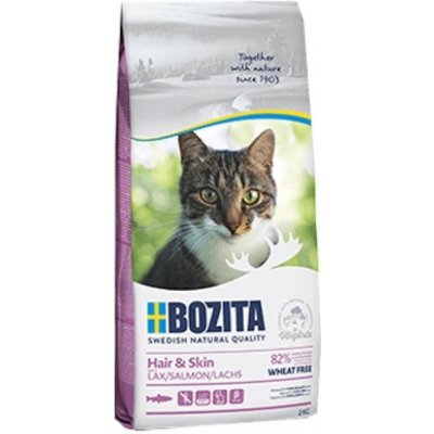 Bozita Cat Hair & Skin Wheat Free Salmon 10 kg – Hledejceny.cz