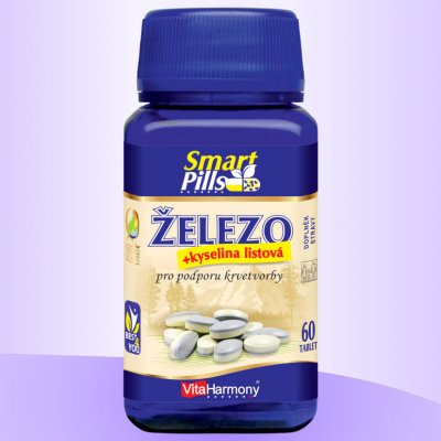 VitaHarmony Železo 20 mg s kys. listovou 60 tablet – Hledejceny.cz