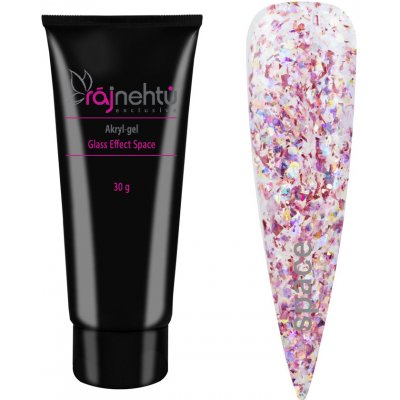 Ráj nehtů Akryl-gel v tubě Glass Effect Space 30 g – Hledejceny.cz