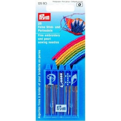 Jehly pro ruční vyšívání a perličky (25ks) - PRYM – Zboží Mobilmania