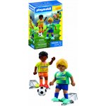 Playmobil 72058 Fotbalista s fotbalistkou – Zboží Živě