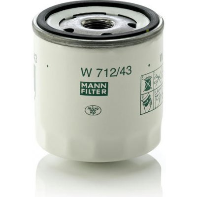 Olejový filtr MANN-FILTER W 712/43 MF W712/43 – Hledejceny.cz