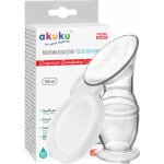 Akuku Ruční odsávačka mléka kolektor 100ml silikonový – Zboží Dáma