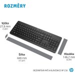 HP 230 Wireless Mouse and Keyboard Combo 3L1F0AA#BCM – Zboží Mobilmania