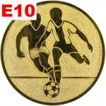 Emblém E10 FOTBAL umístění na sportovní pohár nebo medaili 50 mm – Hledejceny.cz