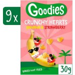Goodies křupky srdíčka banán a jahoda 9 x 30 g – Zboží Mobilmania
