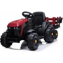 Mamido elektrický traktor Farm s přívěsem červená