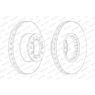 Brzdový kotouč FERODO FCR214A FCR214A – Hledejceny.cz