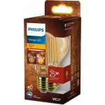 Philips E27 LED žárovka A60 3,1W 1 800K zlatá 872016919143300 – Hledejceny.cz