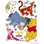 AG Design SAMOLEPKA NA ZEĎ DISNEY MEDVÍDEK PÚ A PŘÁTELÉ rozměry 65 x 85 cm DK 862 – Zboží Mobilmania