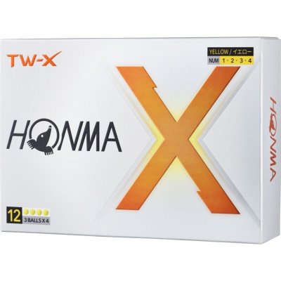 Honma TW-X žluté 3 ks – Zboží Dáma