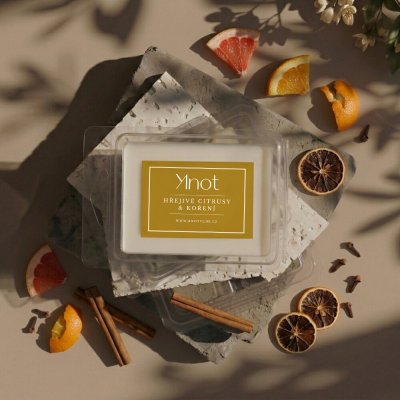 Knot vonný vosk do aromalampy Hřejivé citrusy & Koření 80 g – Hledejceny.cz